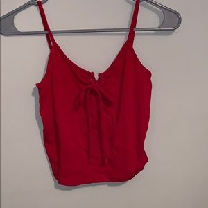 red tank top